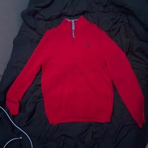 Chaps red turtle neck with zipper. Size XL, 18/20